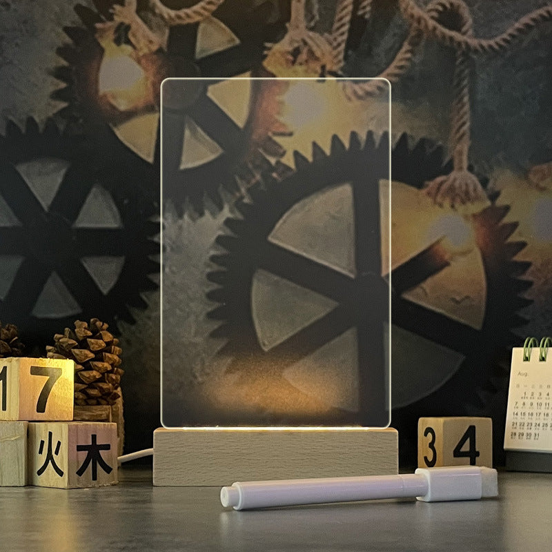 GlowMemo™ LED Message Board Lamp